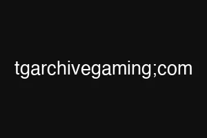 tgarchivegaming;com